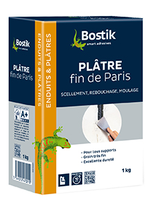 BOSTIK PLATRE FIN EN CARTON DE 1 KG