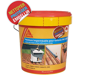 SIKAGARD PROTECTION TOITURE INCLINEE BEIGE EN BIDON DE 4 L