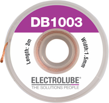 ELECTROLUBE DB1003 LARGEUR 1,5 MM EN ROULEAU DE 3 M