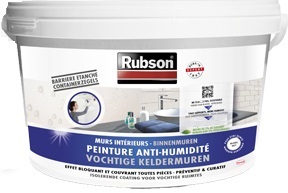 RUBSON MURS INTERIEURS ANTI HUMIDITE BLANC EN BIDON DE 2,5 L