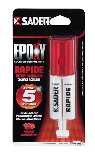 SADER EPOXY RAPIDE EN SERINGUE DE 25 ML