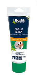 BOSTIK ENDUIT 4 EN 1 PATE EN TUBE DE 330 GR