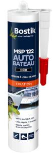 BOSTIK MSP 122 AUTO BATEAU NOIR EN CARTOUCHE DE 290 ML