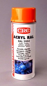 CRC ACRYL RAL 2004 ORANGE PUR EN AEROSOL DE 520 ML / 400 ML