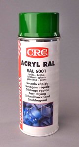 CRC ACRYL RAL 6001 VERT EMERAUDE EN AEROSOL DE 520 ML / 400 ML