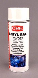 CRC ACRYL RAL 9002 BLANC GRIS EN AEROSOL DE 520ML / 400 ML