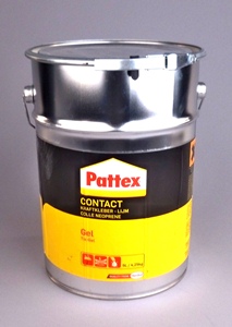 PATTEX CONTACT GEL EN BIDON DE 4,25 KG