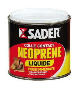 SADER COLLE CONTACT NEOPRENE LIQUIDE EN BOITE DE 500 ML